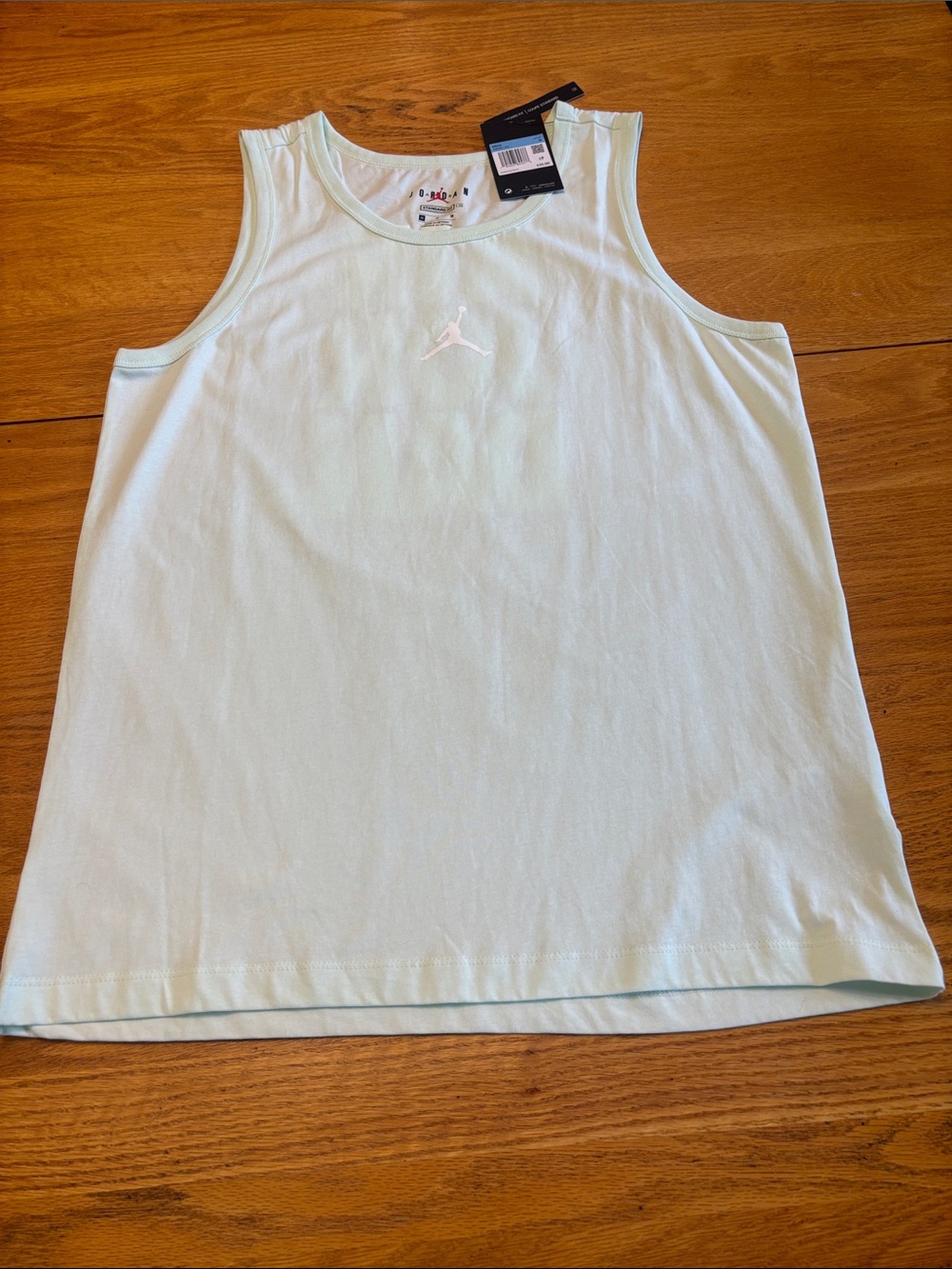Jordan Men’s Light Green Tank Top NWT - Picture 4 of 7